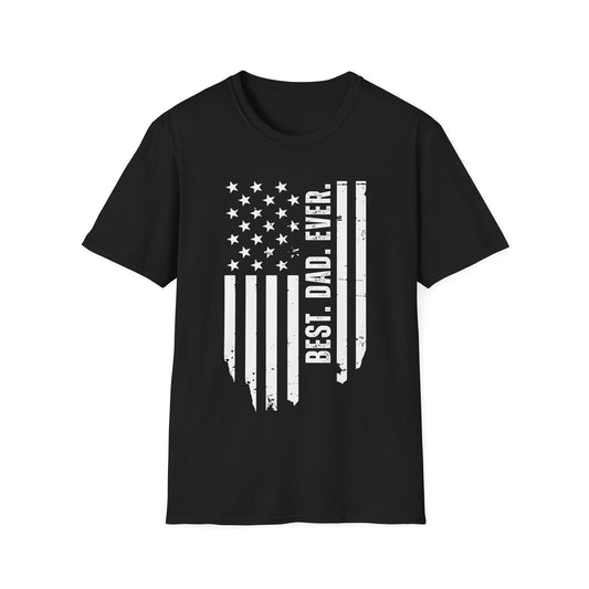 Best Dad Ever American Flag Shirt | Father's Day Gift